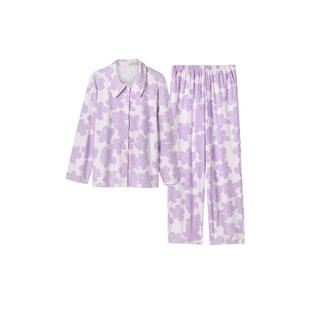 ubras贴贴系列|奶酪绒睡衣女款新睡裙家居服情侣套装男士秋冬款