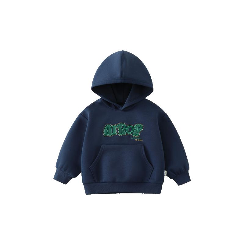 齐齐熊连帽卫衣春秋款宝宝运动服