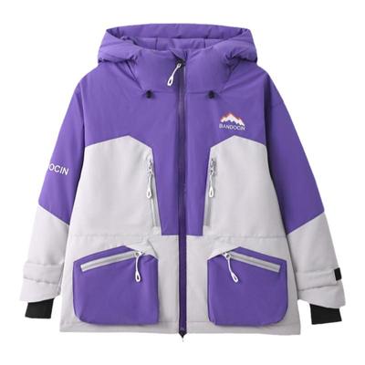 半度闲冬季女大童原创户外羽绒服