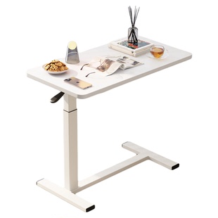 拜浦床边桌可移动升降桌子家用气动电脑桌客厅沙发边几学生学习桌写字桌宝宝看书桌小户型懒人折叠桌小桌板