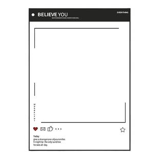 创意磁性冰箱贴留言板可擦写磁贴记事贴白板便利贴装饰日历周计划