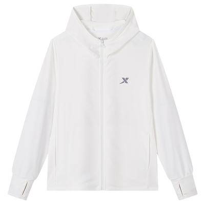 特步童装儿童防晒衣男童外套夏季新款轻薄透气运动风衣女童青少年