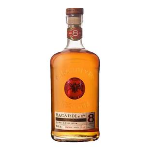 洋酒 百加得8年陈酿朗姆酒 百加得八年正品750ml鸡尾酒调酒基酒