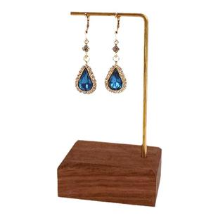 耳环展示架托盘道具实木小摆件支架桌面拍摄收纳木托架子首饰陈列