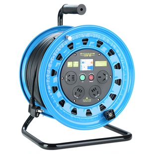 守护者移动电缆卷线盘收纳绕线轮器50米30米钢板空盘T33010拖接线