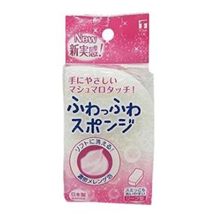 日本进口双面洗碗海绵仿丝瓜洛洗碗擦锅刷百洁布海绵块清洁抹布小