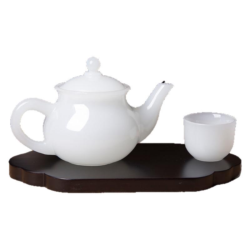白玉茶壶茶杯水壶功夫中