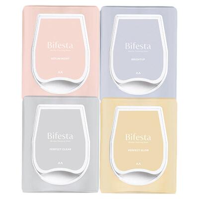 Bifesta缤若诗漫丹卸妆巾湿巾眼唇脸三合一敏肌棉片2包装