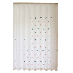 纱帘免打孔窗帘透光不透人窗纱阳台客厅卧室遮阳白纱加厚新款纱帘