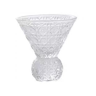 创意复古宝石纹玻璃迷你果酒杯精致高脚甜酒杯高颜值小酒杯一口杯