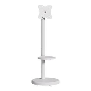 贝石电视机可移动支架落地式不锈钢带轮推车北欧风75英寸艺术挂架