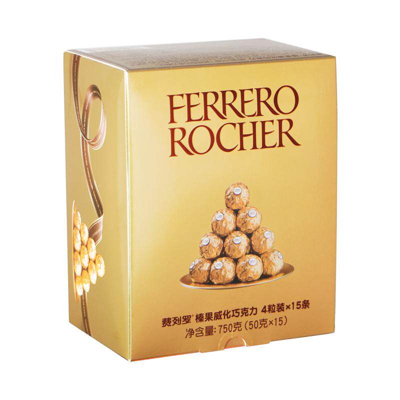 费列罗榛果威化巧克力60粒喜糖
