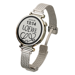 适用于oppo手表watchx2mini表带X3mini磁吸OPPO手表链金属麦穗3/4pro智能se运动watch腕带高颜值女表专用41mm