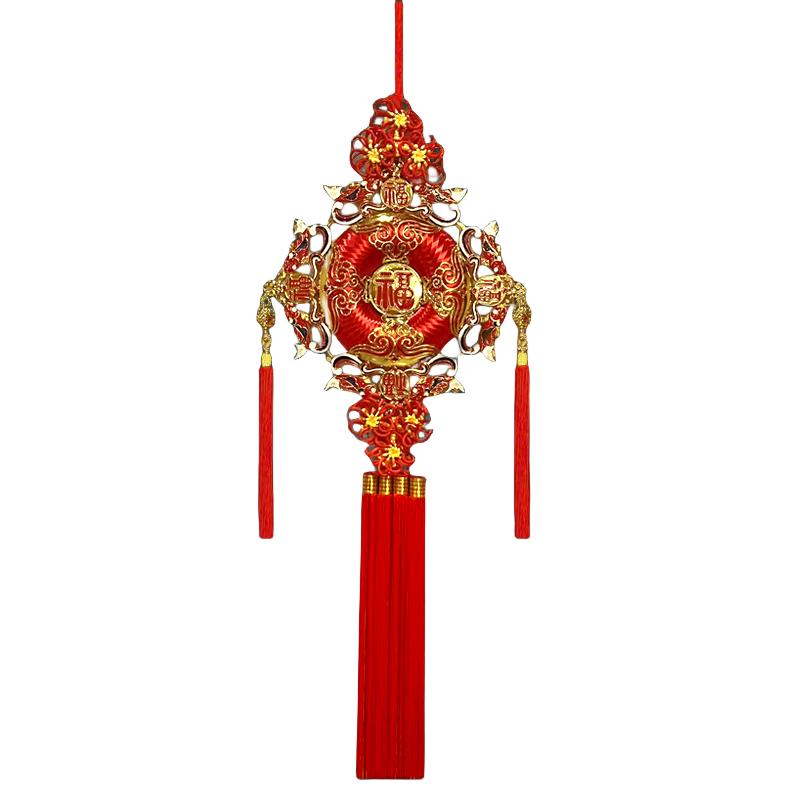 景泰藍(lán)工藝中國結(jié)掛件客廳大號福字婚慶中國結(jié)玄關(guān)喬遷平安結(jié)裝飾