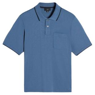 【季末特惠】dunhill登喜路男士棉丝口袋短袖Polo衫休闲运动