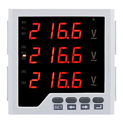 数显三相交流数字液晶交流电压表