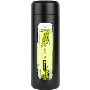 玻璃杯男士泡茶杯个人专用茶水分离杯子便携双层隔热高档防摔水杯