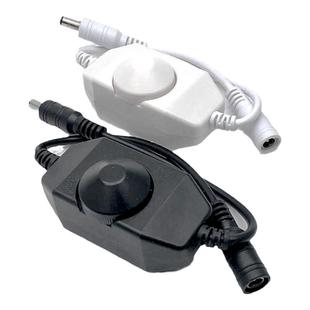 LED灯带亮度调节无极开关12V24V旋钮开关直流单色线上手动调光器