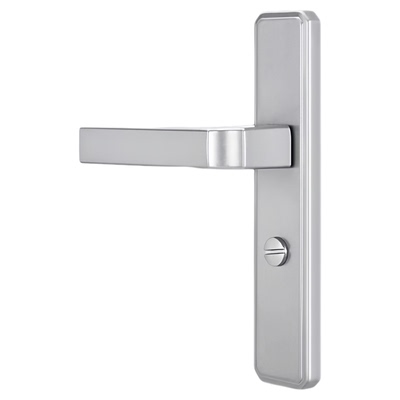 黑色通用型门锁适配25-50mm孔距