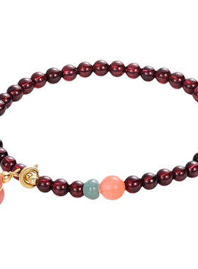 JAY石榴石手串玛瑙葫芦手链