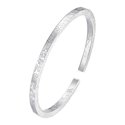 【生日礼物】周大生手镯S990足银