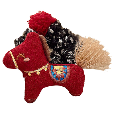 小马毛绒电话线发圈头绳女高弹力