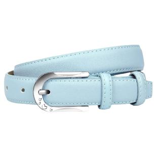 卡帝乐鳄鱼皮带女针扣时尚简约黑色腰带百搭韩国酷ins风装饰裤带X