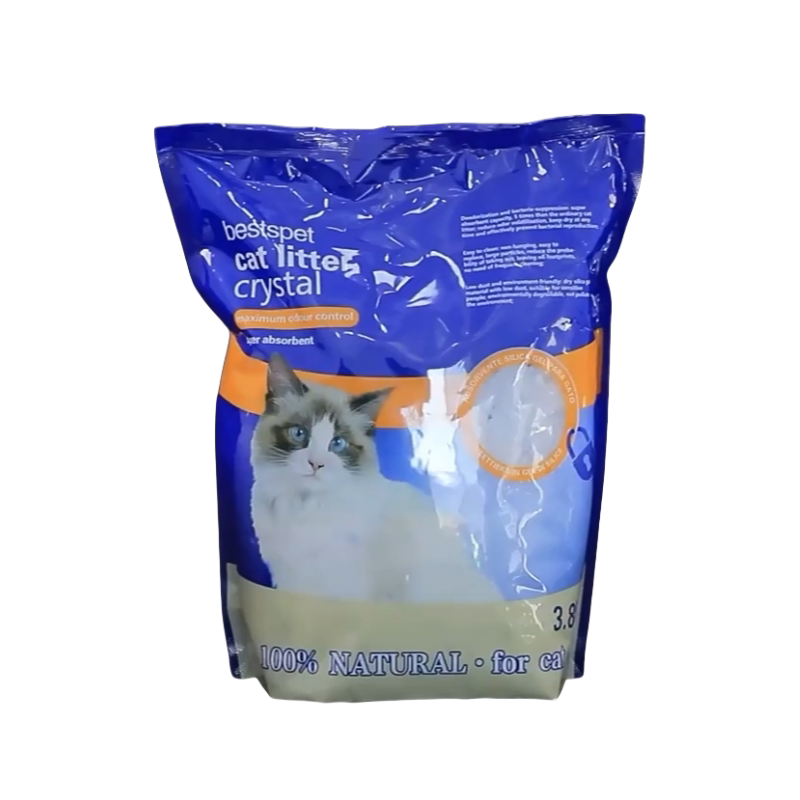喵乐 加量装3.8L≈3.3斤 出口品质水晶猫砂抗菌硅胶除臭少尘猫沙
