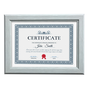 宜家居证书框挂墙A4工商a3营业执照框保护套奖状框摆台授权书相框