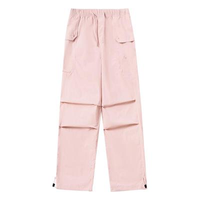 骆驼户外情侣款速干伞兵裤工装裤女夏防晒透气凉感阔腿登山长裤男