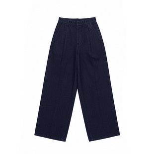 SPEAR YOUTH“经典必buy”原牛牛仔裤女休闲风高腰大阔腿垂感长裤