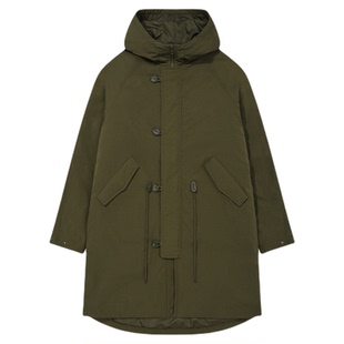 Codegraphy韩国女士25冬季时尚长款连帽休闲大衣MUSINSA