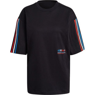 Adidas/阿迪达斯正品OVERSIZED TEE 女子休闲运动短袖T恤 GN2839