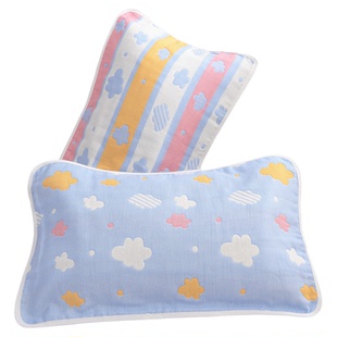 儿童枕巾单只装全棉纯棉卡通枕头巾35*55婴儿吸汗透气宝宝35*55cm