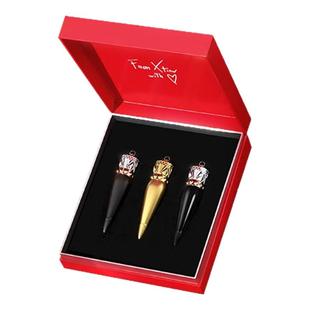 CL萝卜丁女王权杖口红001 001M 005m三件套 滋润哑光 情人节礼盒