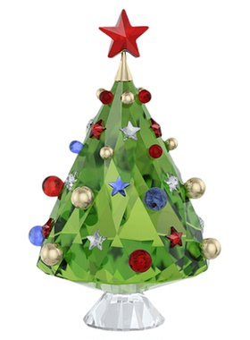 【自营】施华洛世奇星星圣诞树摆件2024新款装饰品收藏品女送礼