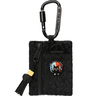 原创登山扣豹纹精致多功能耳机包零钱包包配饰情侣挂件钥匙扣男士