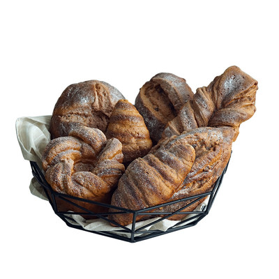 深色仿真面包摄影道具橱窗摆设