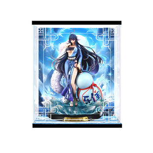 适用狐妖小红娘涂山雅雅酒壶手办模型亚克力展示盒透明收纳防尘罩