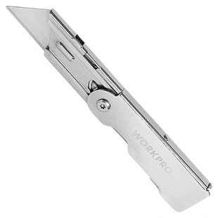 万克宝折叠美工刀小全钢工具刀裁纸开箱刀墙纸刀地毯重型割刀迷你