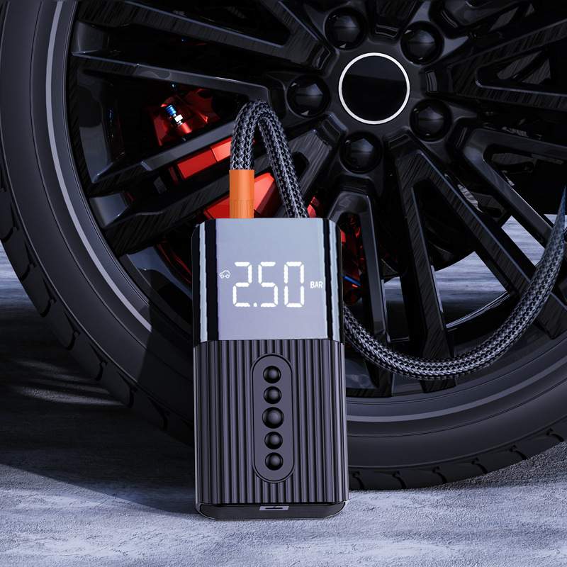 车载无线充气泵便携式汽车用轮胎充气泵气筒小轿车家用打气筒电动