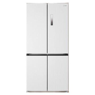 美的571升超薄嵌入式十字门冰箱一级能效风冷无霜PT抗菌家用冰箱