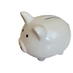 粉色软萌迷你小猪存钱罐 卡通陶瓷储蓄罐家居摆件装饰品七夕礼物