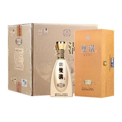 双沟铂彩版 贵宾双沟 42度白酒 固态法酿造 盒装白酒