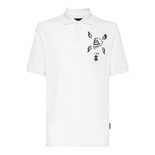 PHILIPP PLEIN 男士骷髅短袖Polo衫