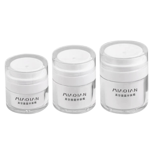 真空面霜分装瓶按压式洗面奶身体乳化妆品粉底液乳液膏霜空瓶子