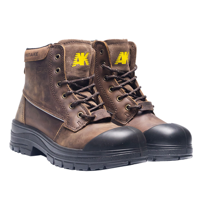 多功能疯马皮出口劳保鞋高帮