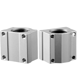 箱式闭口直线滑块SCS6 8 10 12~ 20 25 30-60UU光轴光杆导轨滑轨