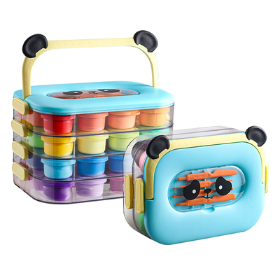 【叠叠宝盒】得力儿童超轻粘土