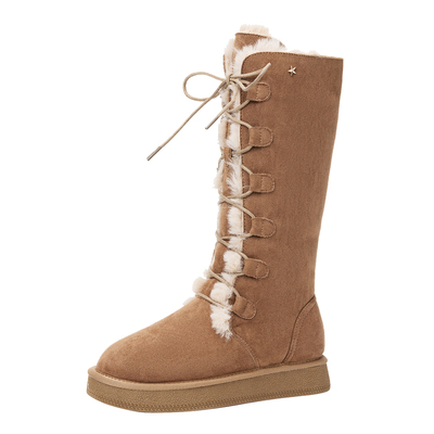 达芙妮雪地靴女款2025新款冬季